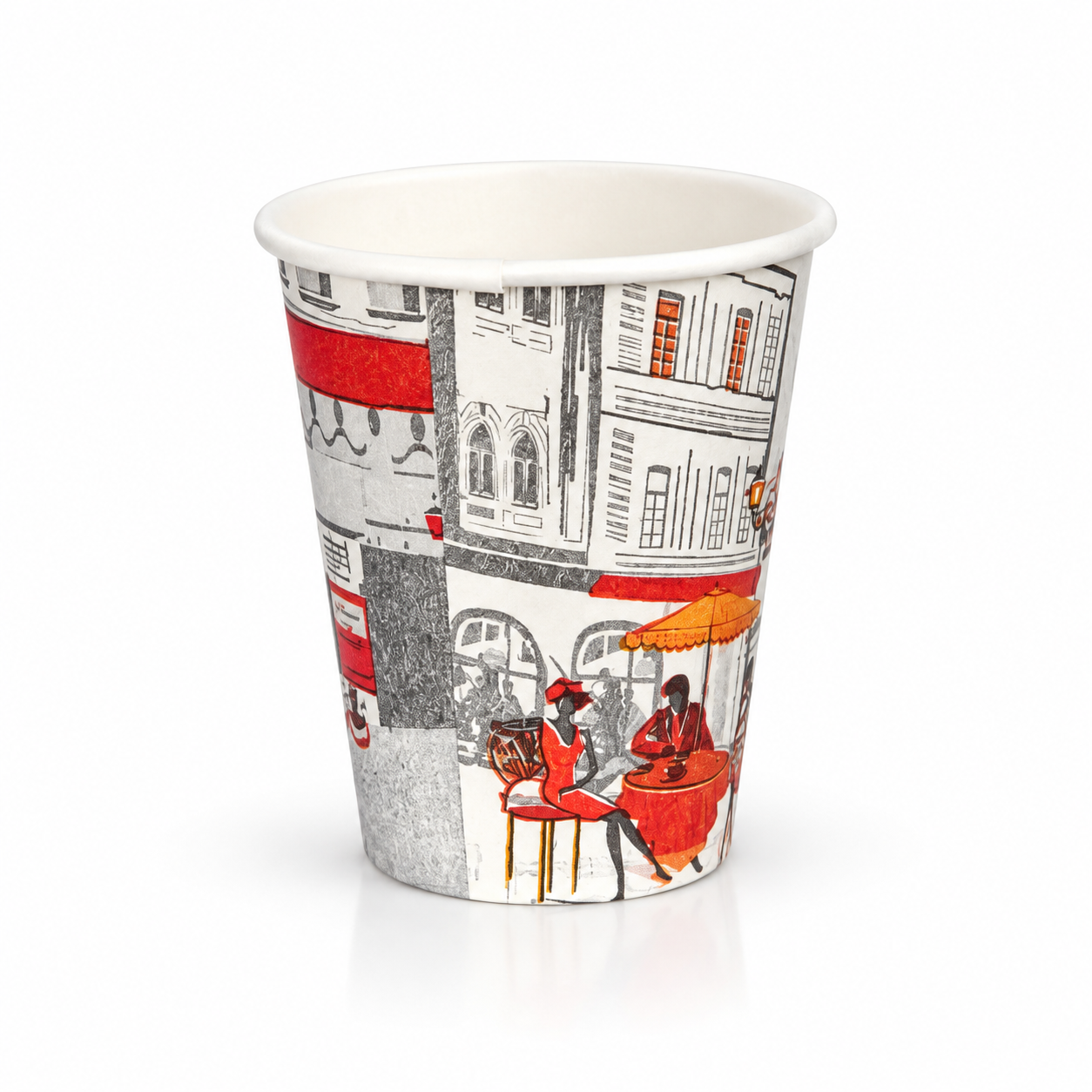 Pahar din hartie, 166ml, d70, city