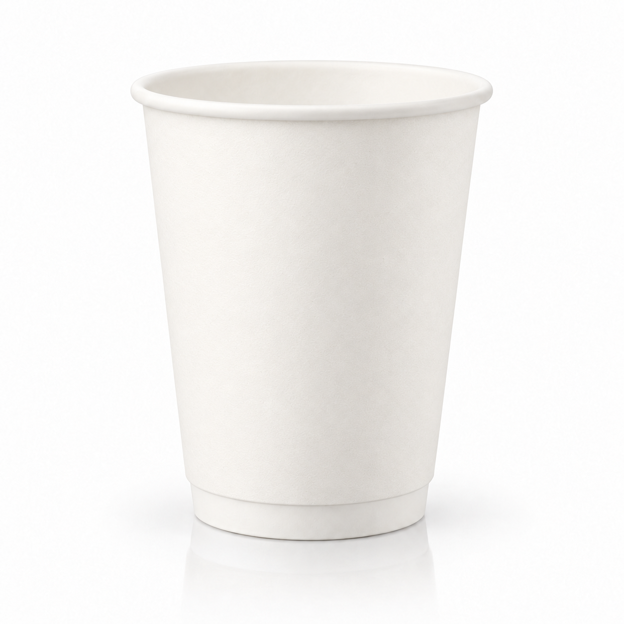 Pahar din hartie (2 straturi), 400 ml, d90, alb