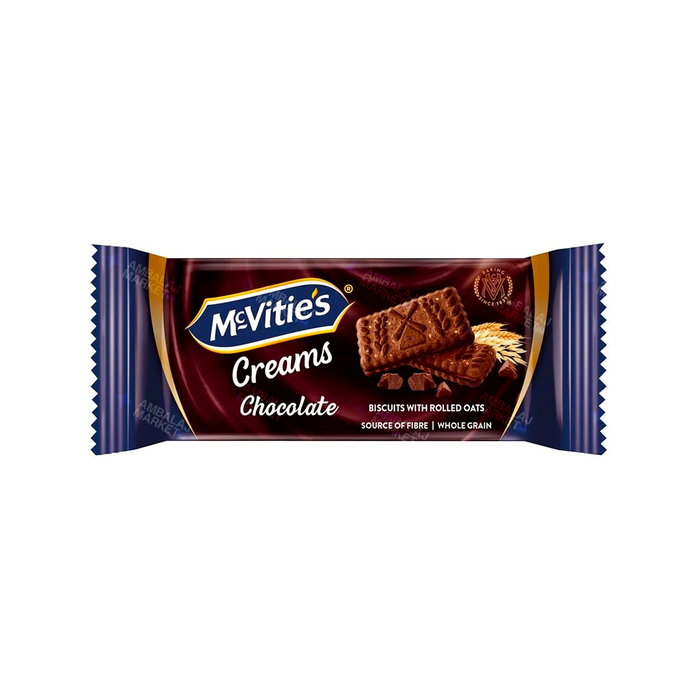 Biscuiti McVities cacao cu fulgi de ovaz si crema de ciocolata 87g