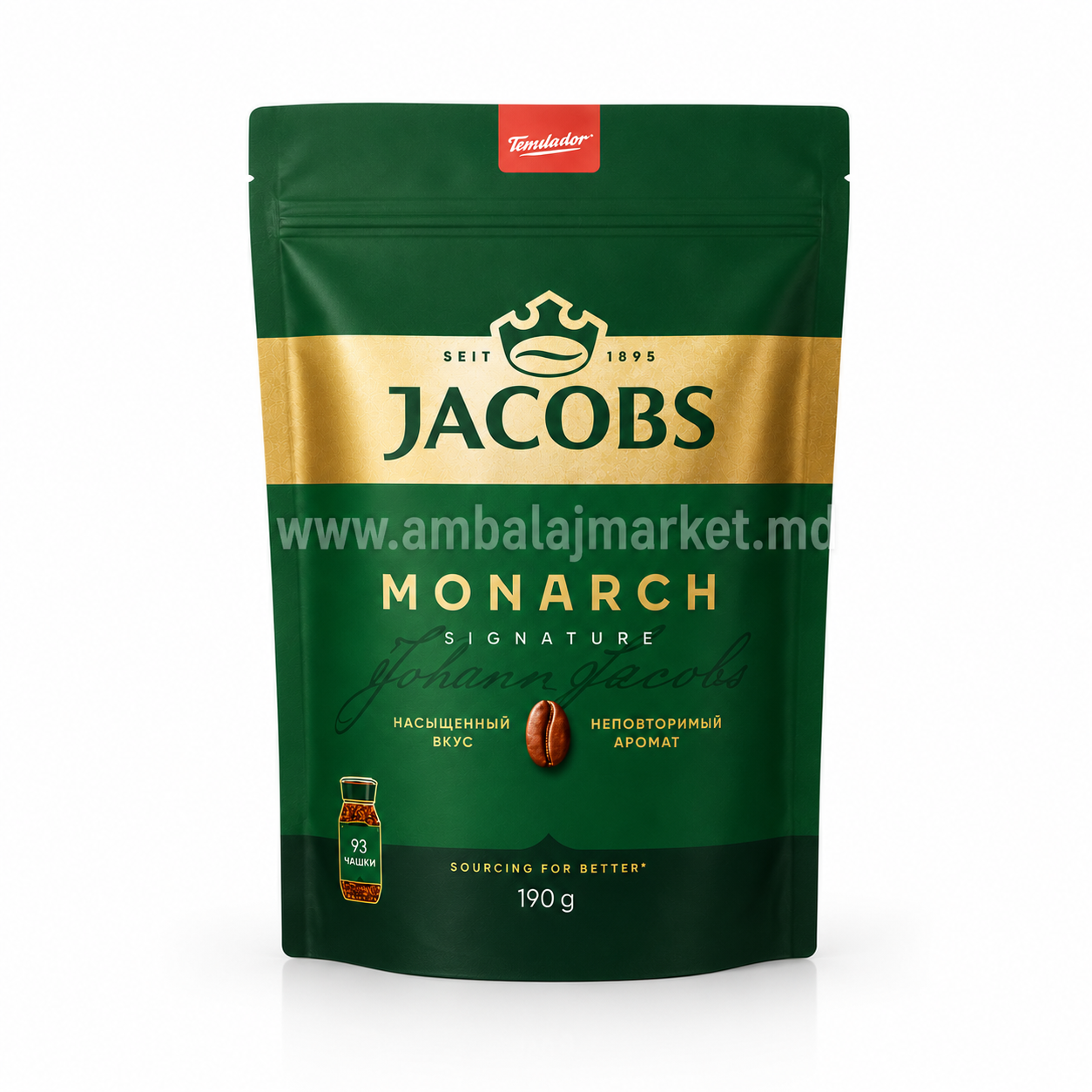 Cafea Solubila Jacobs Monarch 190g
