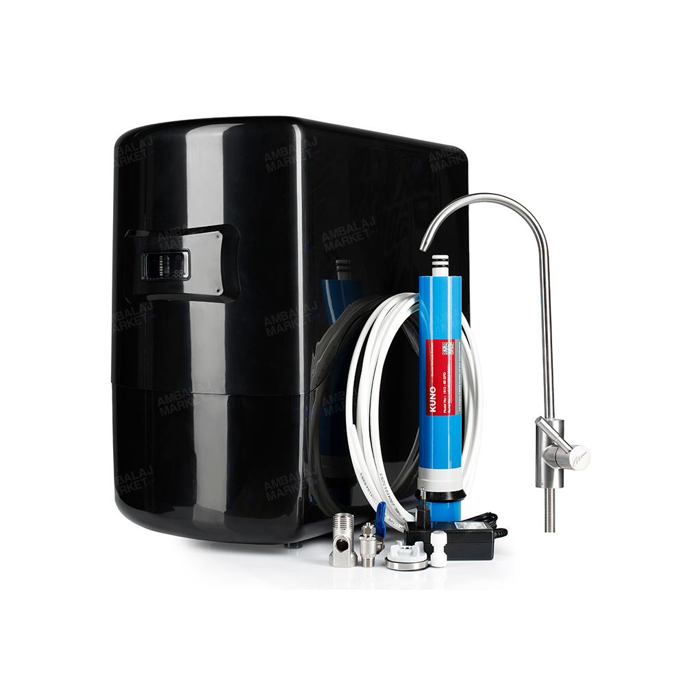 Filtru apa cu osmoza inversa digital cu pompa JL 7A-LUX argint