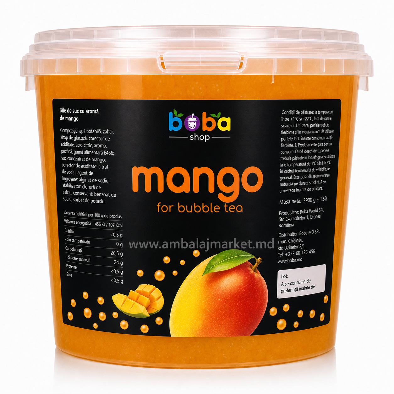 Bubble Tea mango 3.9kg