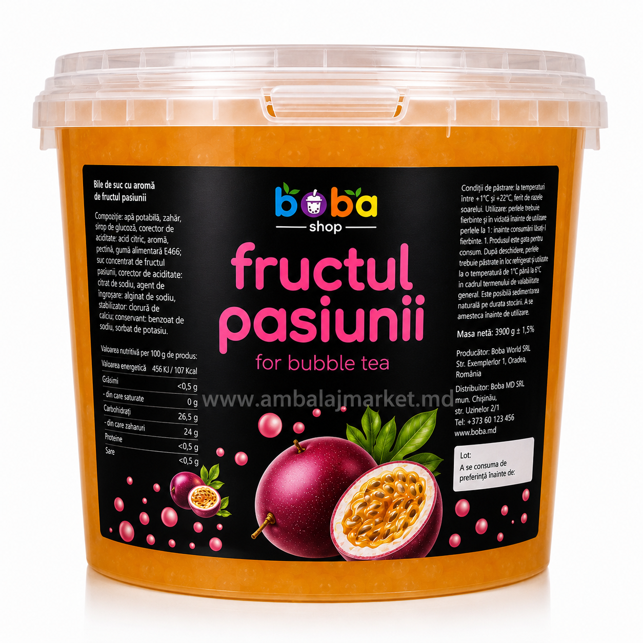 Bubble Tea fructul pasiunii 3.9kg