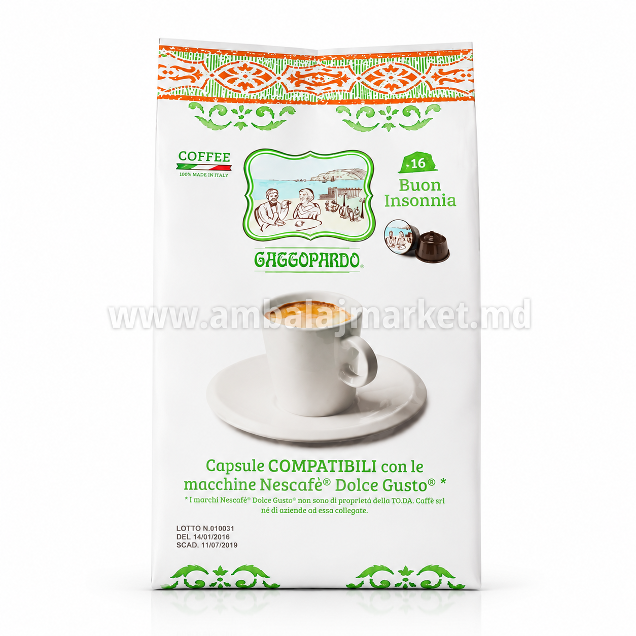Capsule ToDa DolceGusto Insonnia (16 buc)