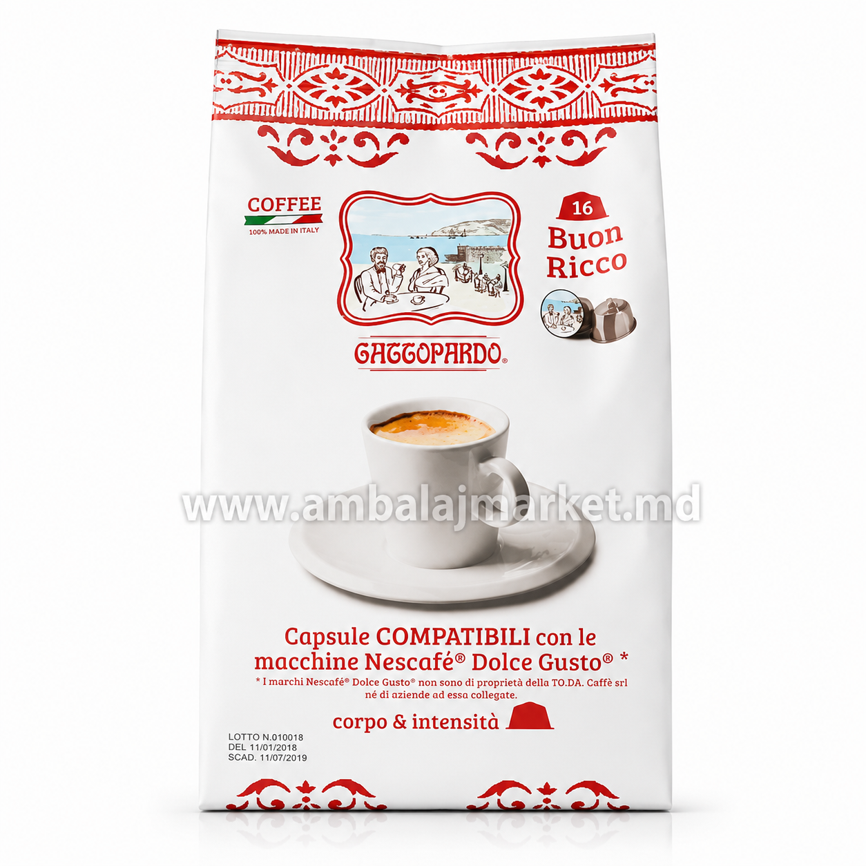 Capsule ToDa DolceGusto GustoRicco (16 buc)