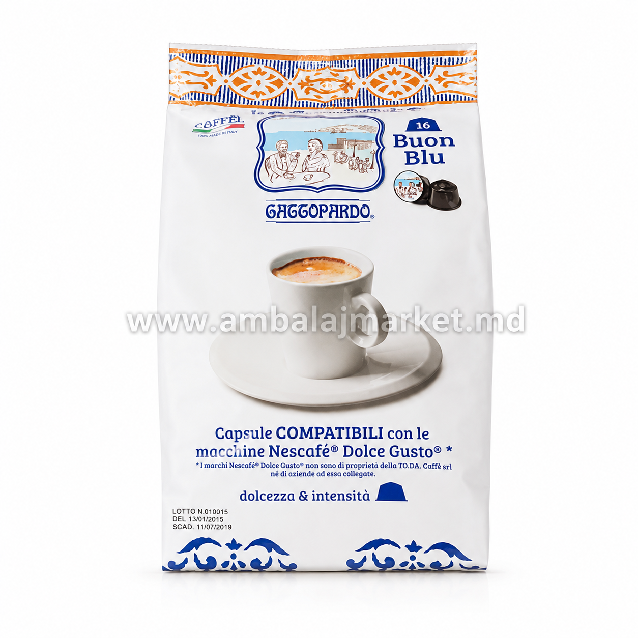 Capsule ToDa DolceGusto Blu (16 buc)