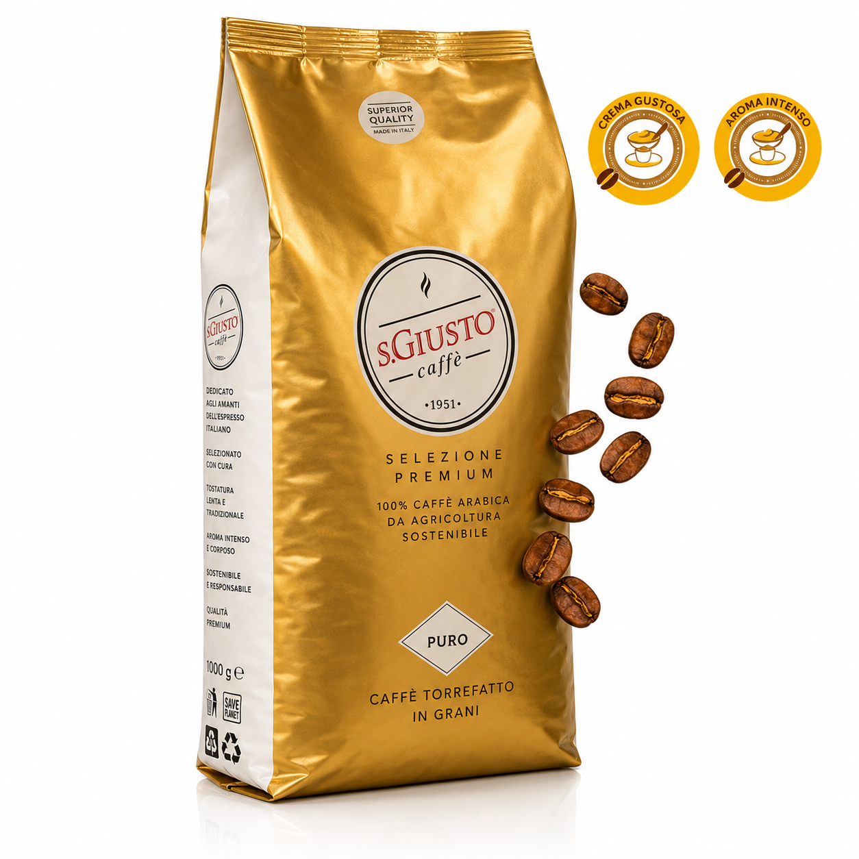 Cafea boabe S. Giusto Dolce Bar 1 kg 