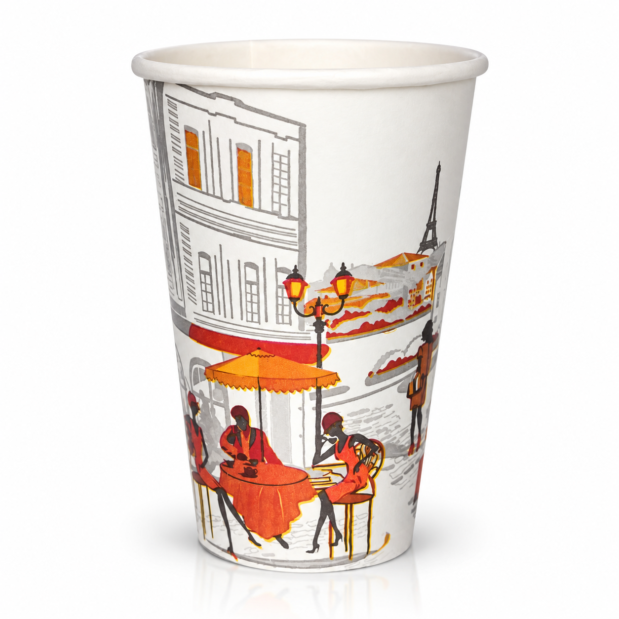 Pahar din hartie, 500ml, d90, city