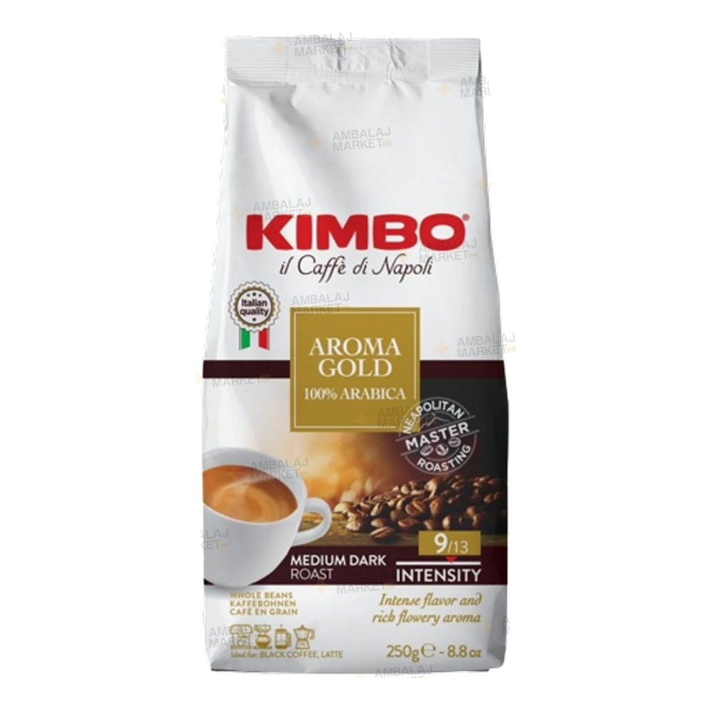 Cafea boabe KIMBO 100% Arabica 250gr