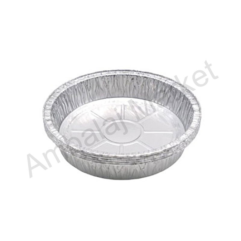 Container aluminiu, rotund