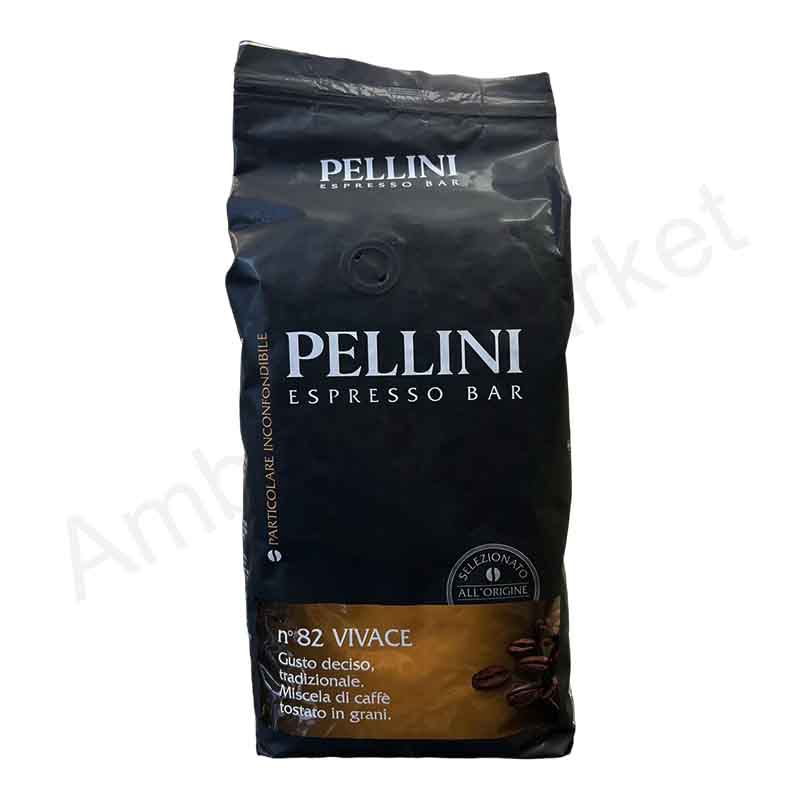 Cafea boabe Pellini Vivace nr82 Espresso Bar 1kg (80 arab/20 rob)