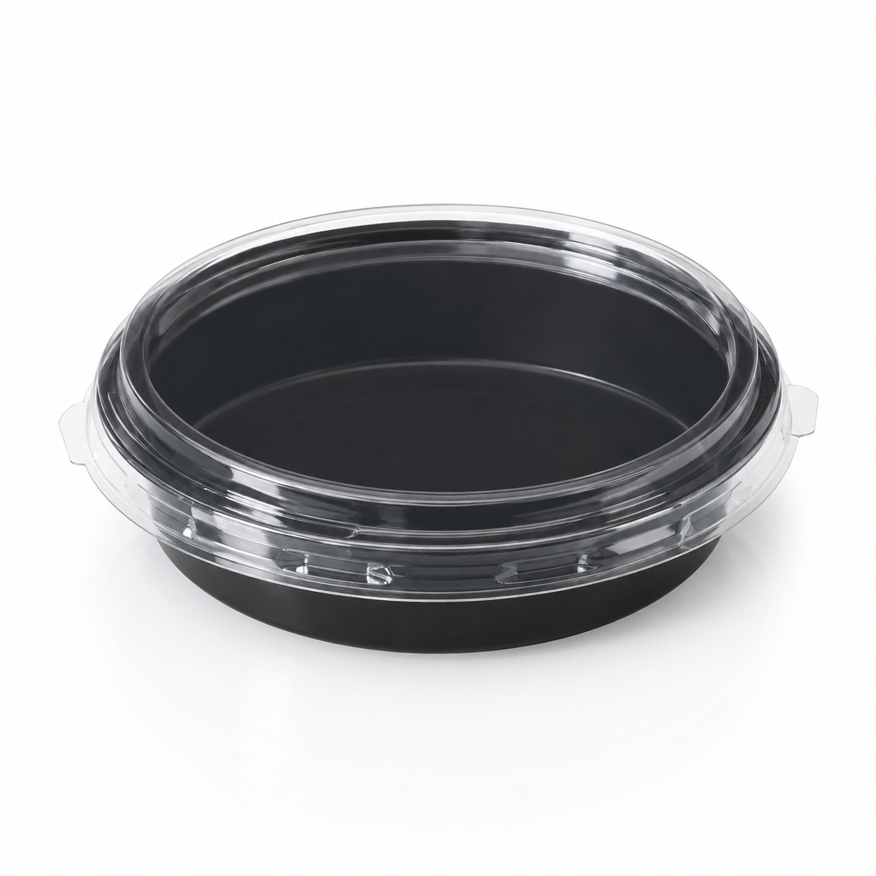 Sosiera PET, 50ml, d75mm, negru, fara capac