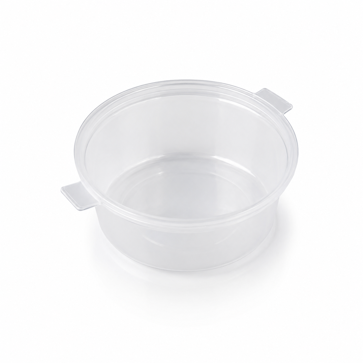 Sosiera PET, 60ml, d70mm, cu capac atasat  PP