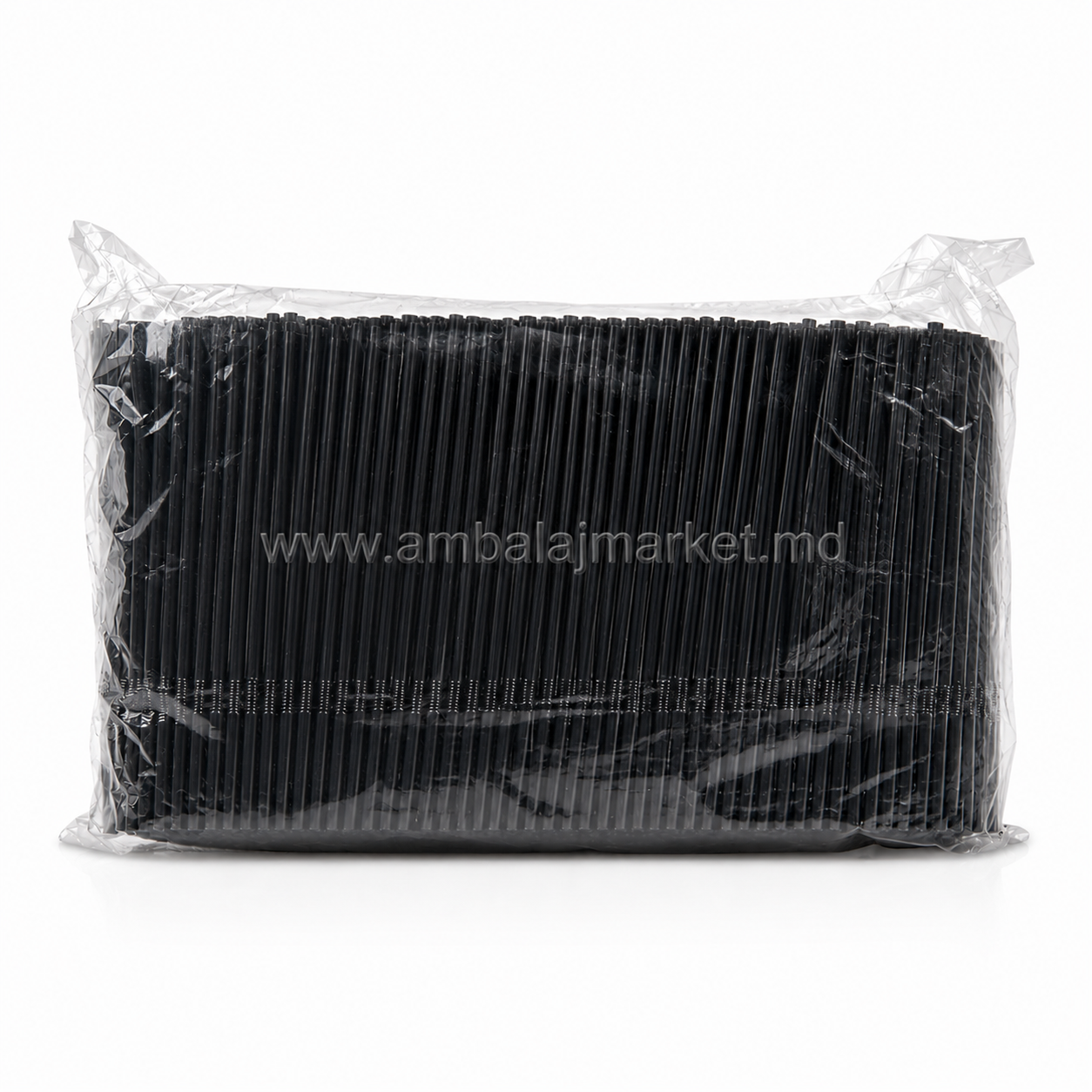 Paie Jumbo gofrate, 7*240mm, negre