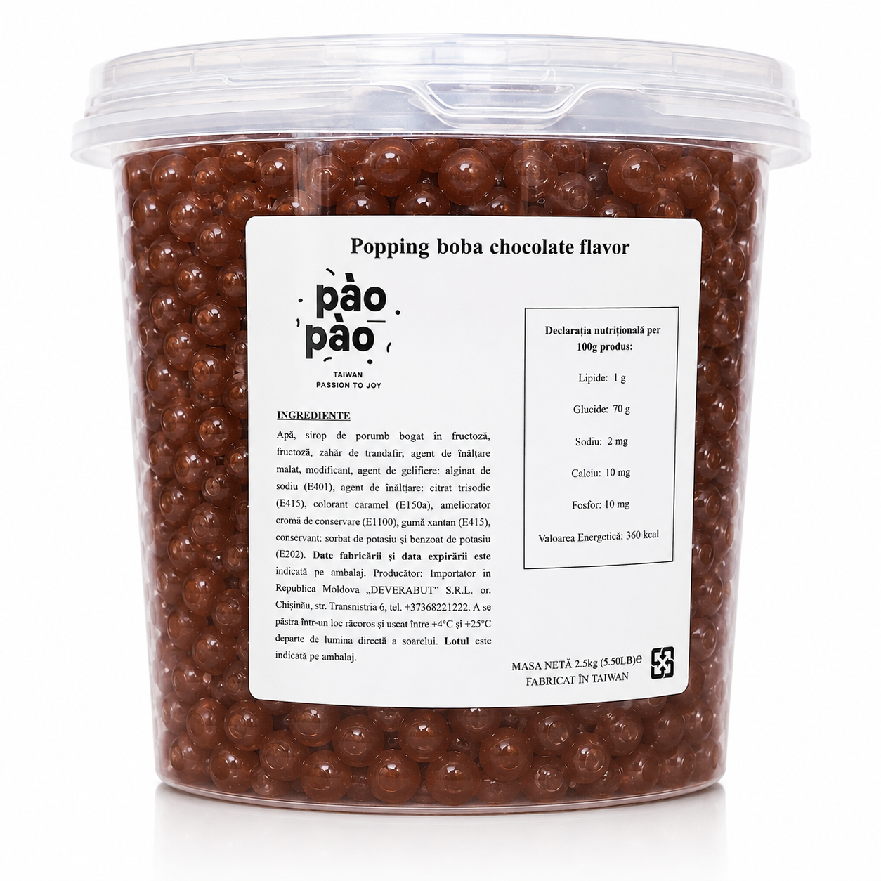 Popping Boba Pao Pao, ciocolata, 3.4 kg