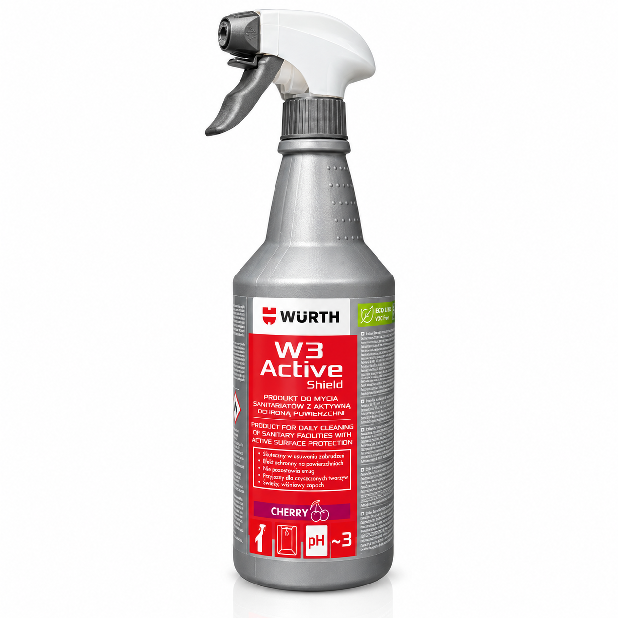 Clinex W3 – Solutie pentru curatarea bailor, 1 L