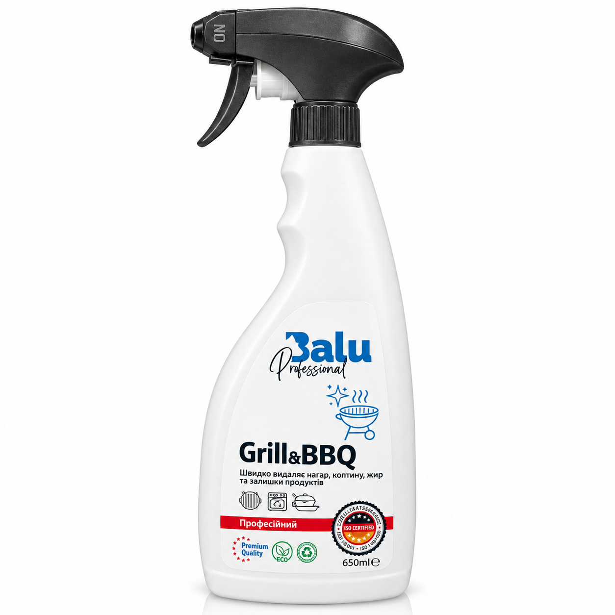Balu– Grill & BBQ, solutie pentru curatarea bucatariei si gratarului, 650 ml