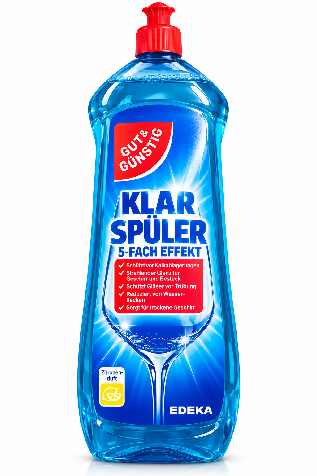 Klarspuler – Solutie de clatire pentru masini de spalat vase, 1 L