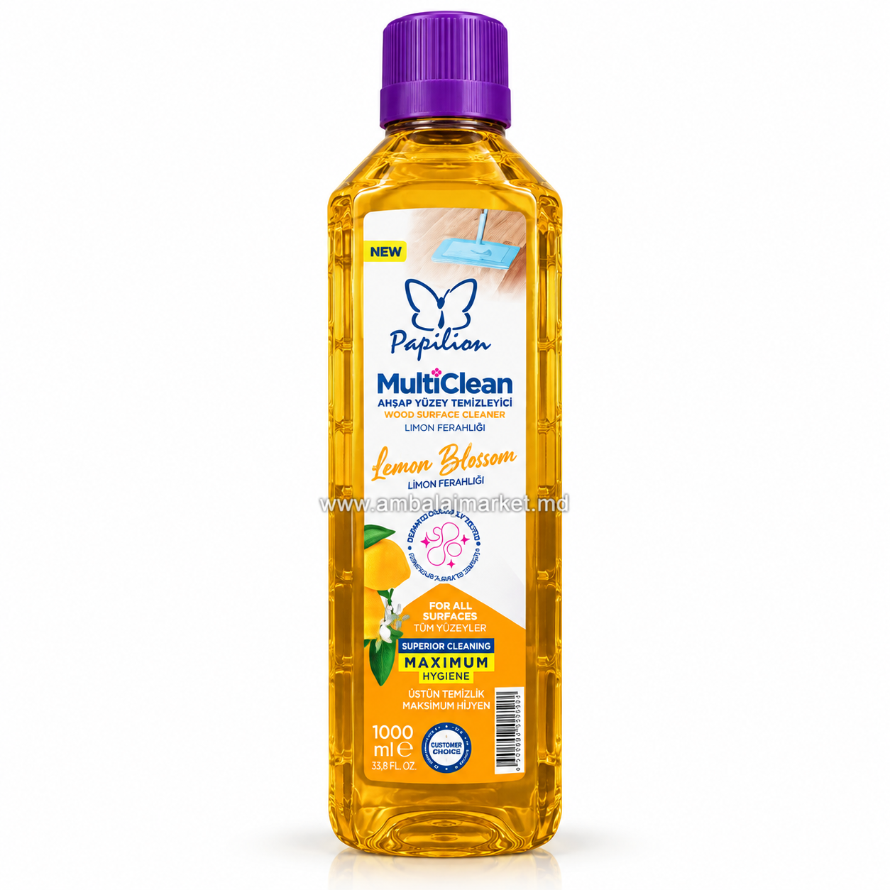 Solutie pentru suprafete Lemon, 1 L