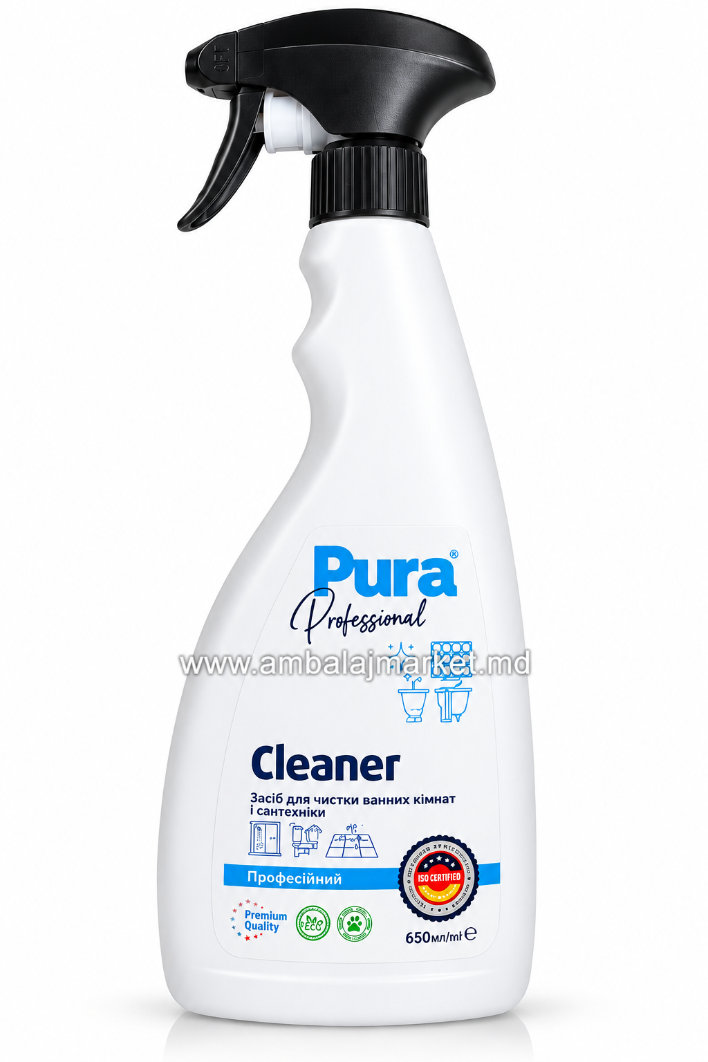 Balu- Solutie Cleaner pentru curatarea obiectelor sanitare si a ceramicii, 650 ml