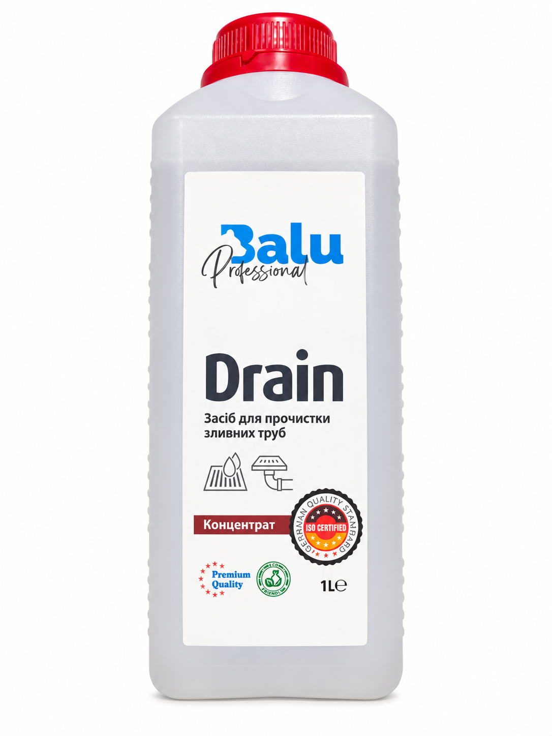 Balu - Solutie Drain pentru curatarea conductelor de scurgere, 1l