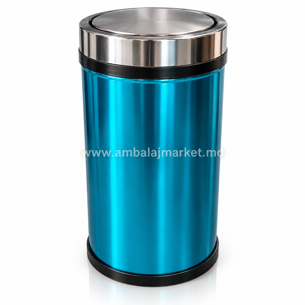 Cos de gunoi din otel inoxidabil, 20L