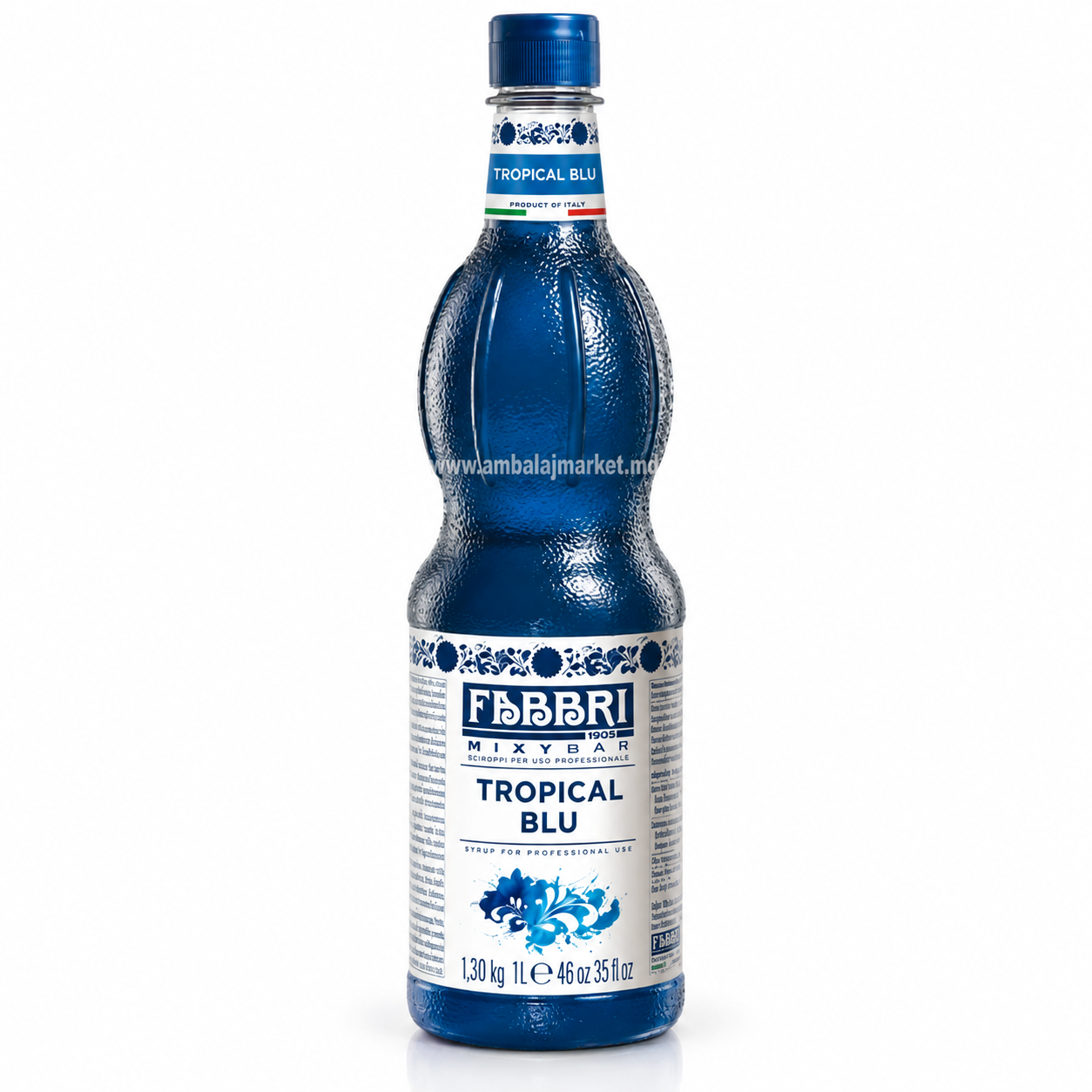 Sirop FABBRI Tropical Blue, 1L  