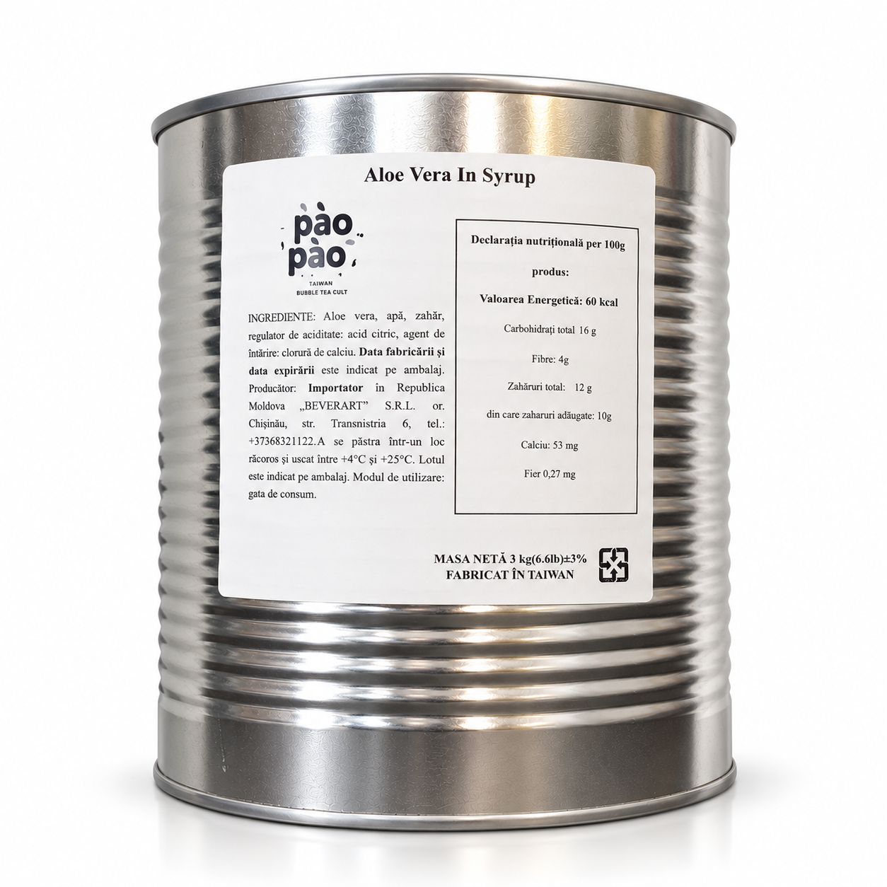 Sirop Pao Pao cu Aloe Vera, 3 kg