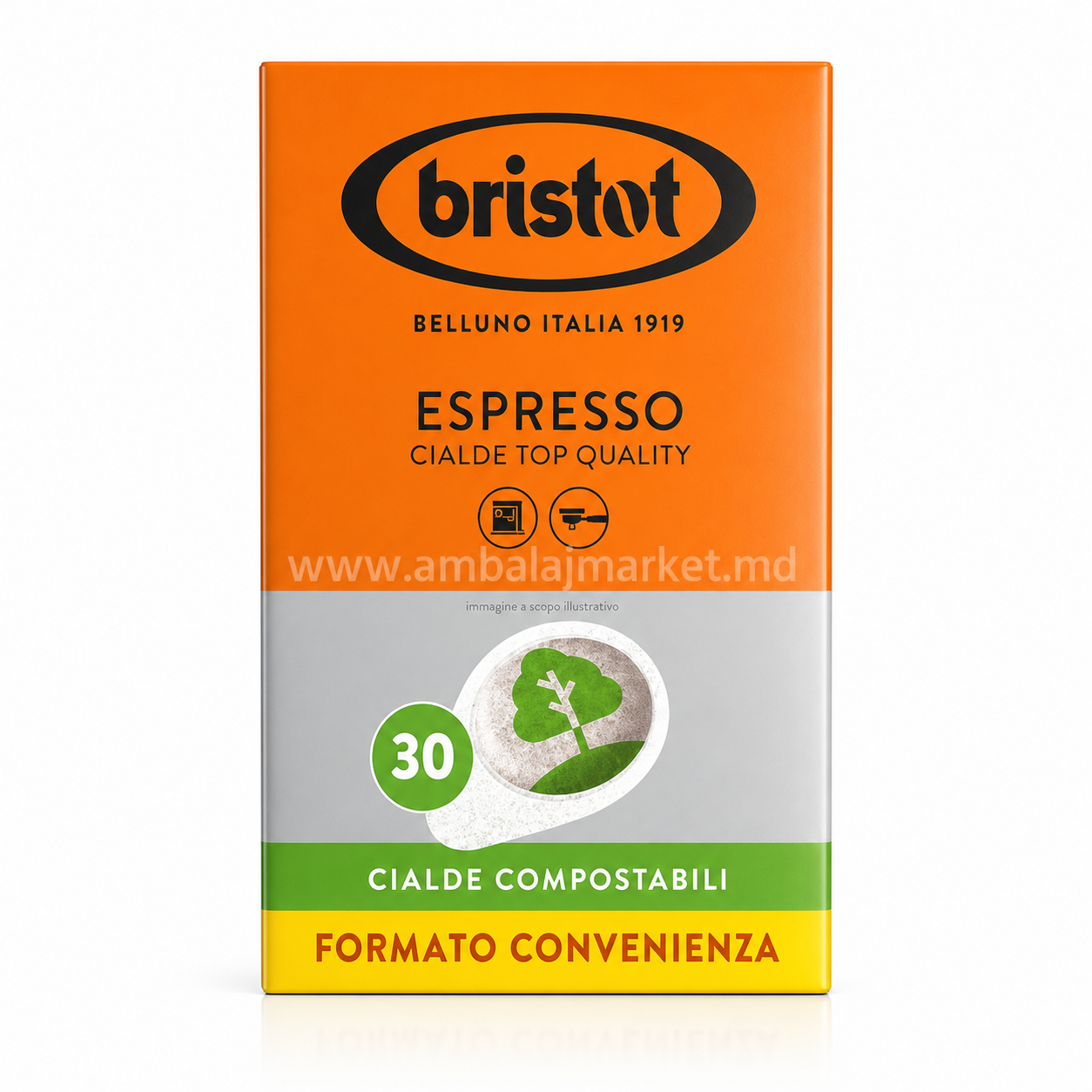 Cafea capsule BRISTOT Cialde, 30 capsule