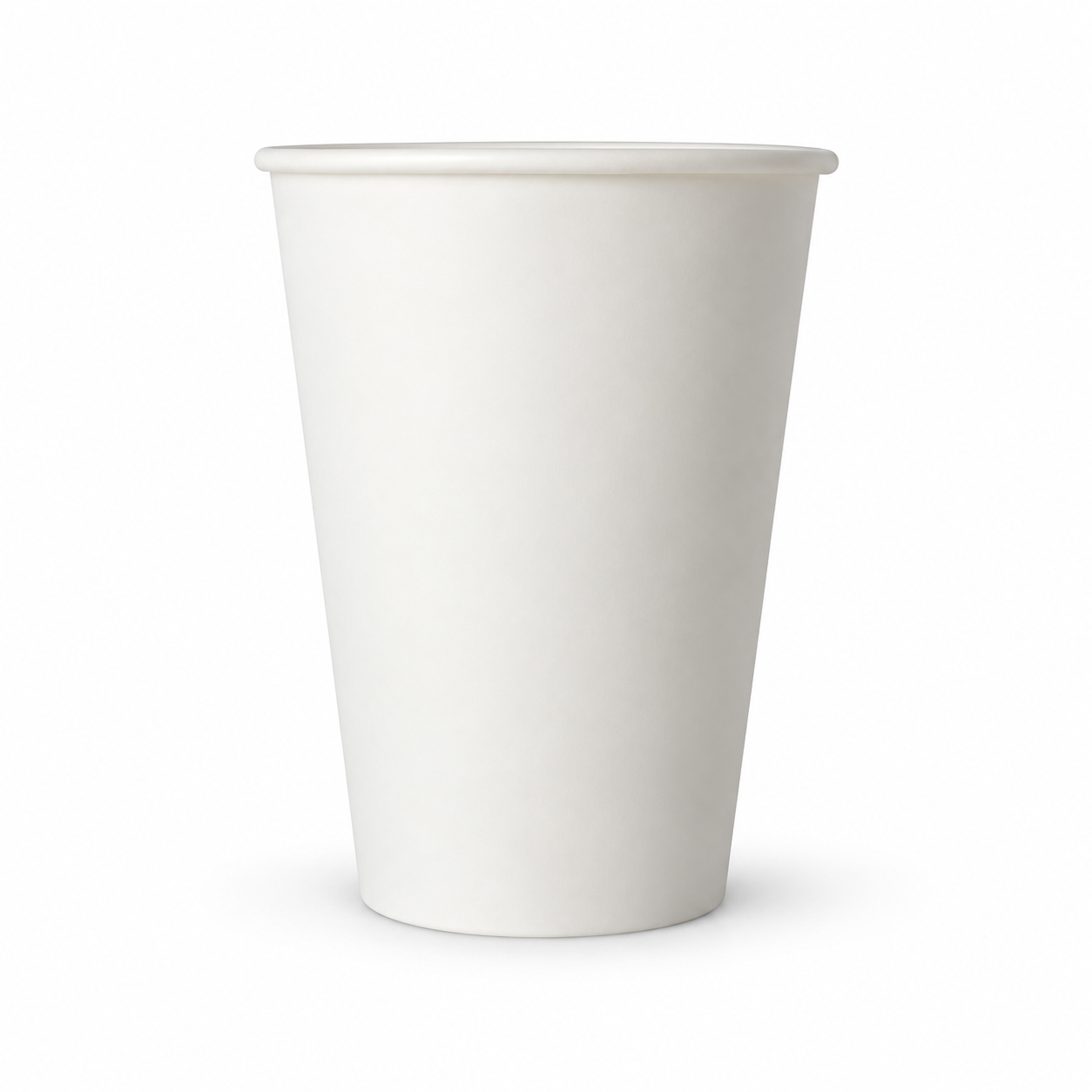 Pahar din hartie, 400 ml, d90, alb