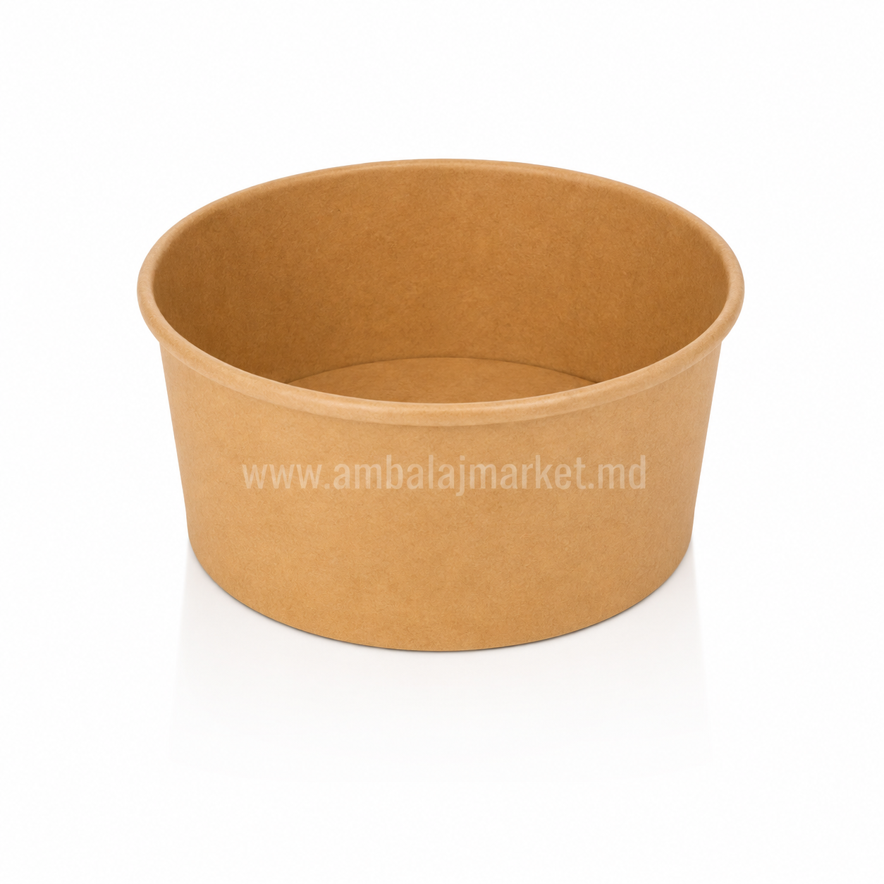 Bol carton p/u salata, Kraft, 750ml, d145mm