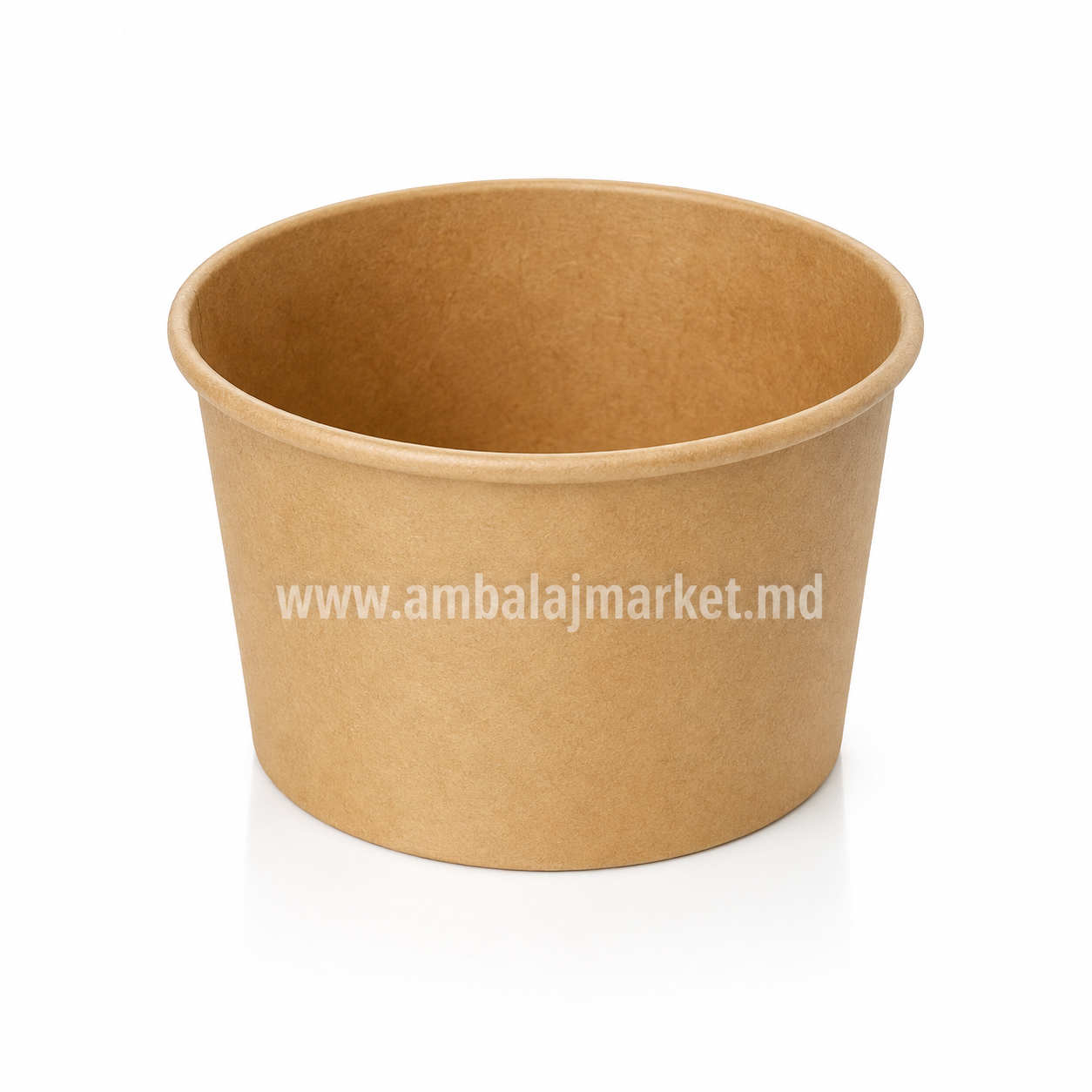 Bol carton p/u supa, Kraft, 480ml, d111  