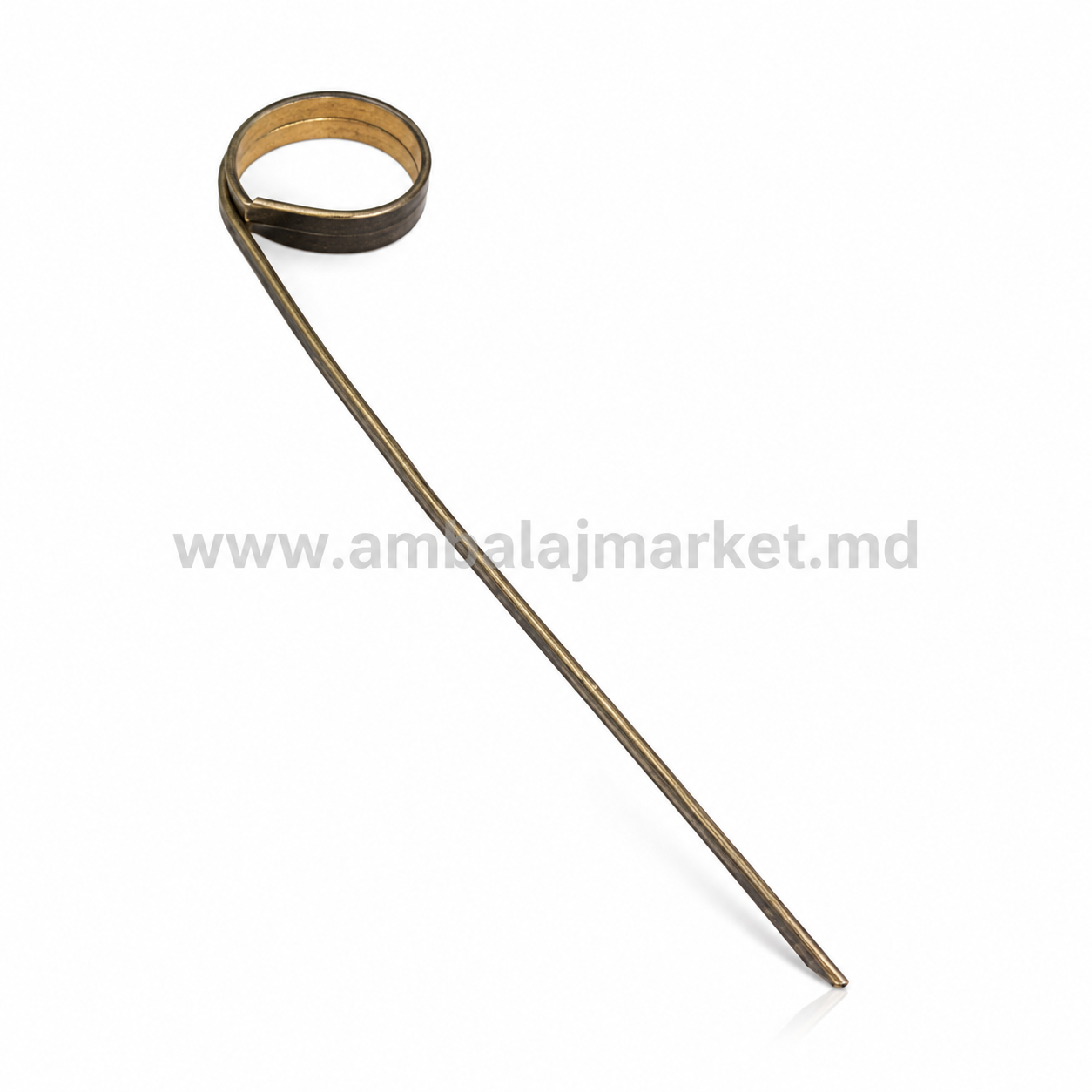 Ace bambus 12 cm, Inel, Negru