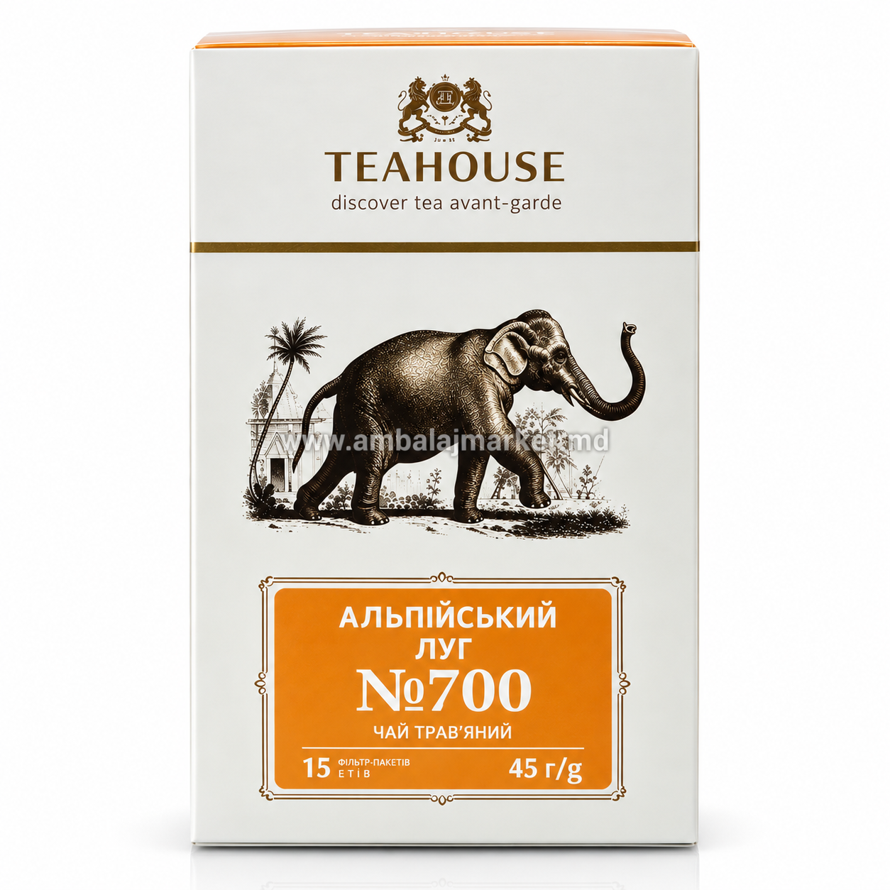 Ceai TEAHOUSE Perfect Cup Alpine Meadow, 12 pliculețe × 2,5 g