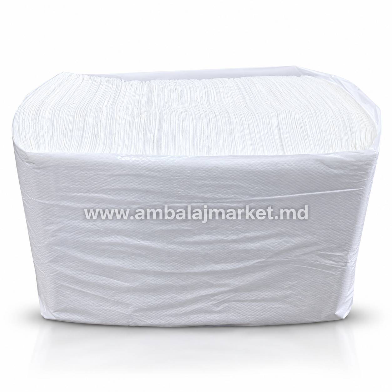 Servetele din celuloza pentru dispenser, 3 straturi, albe, (250 buc)