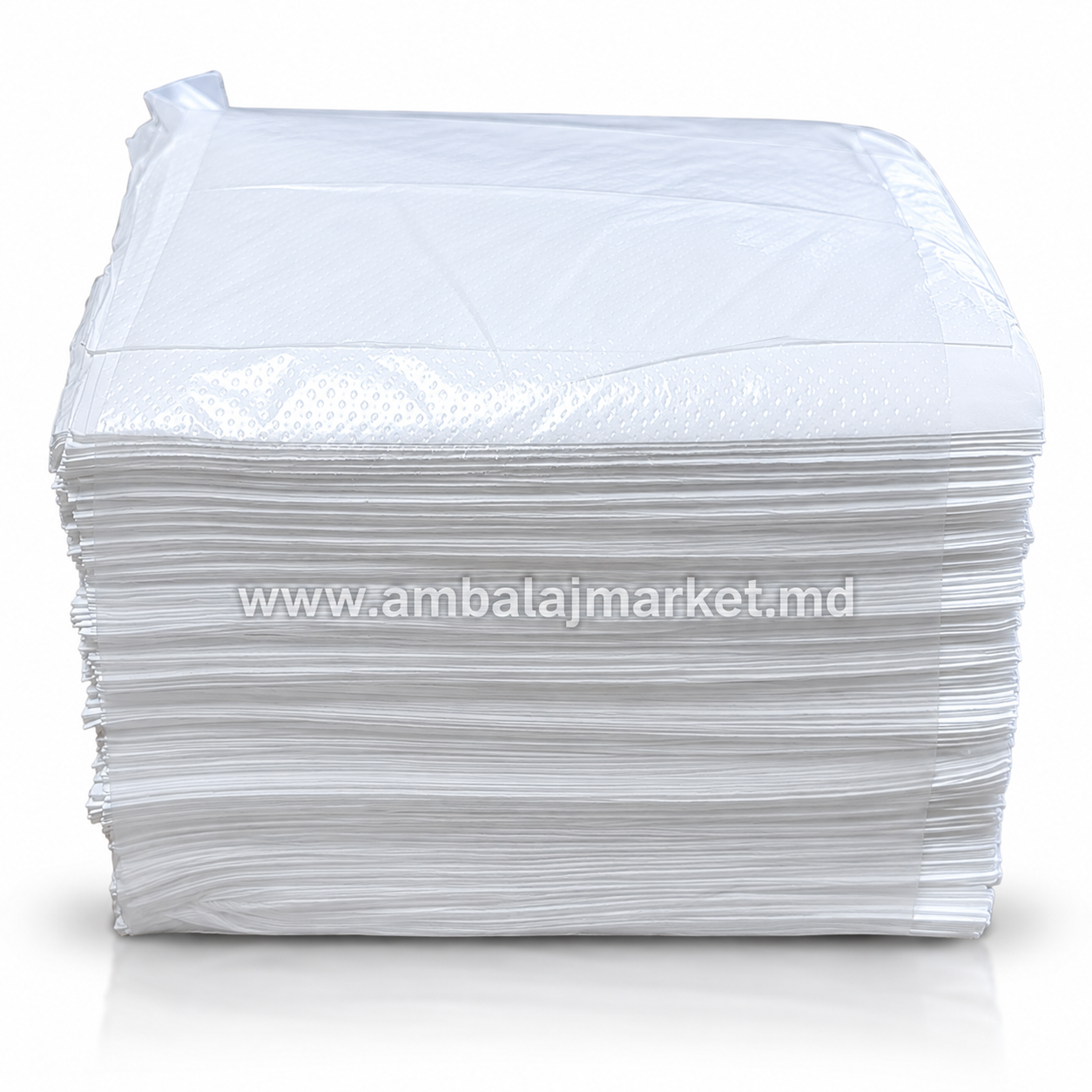 Servetele din celuloza pentru dispenser T4, 2 straturi, albe (280 buc)