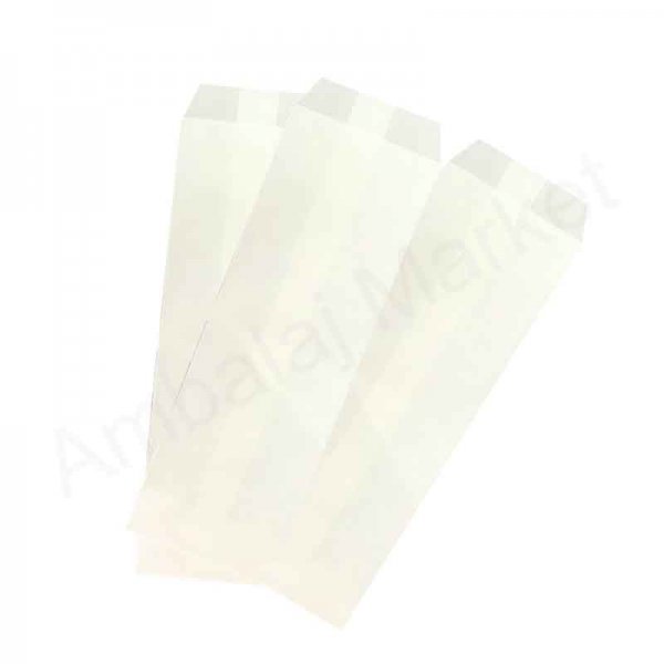 Punga din hartie tacamuri, alba 